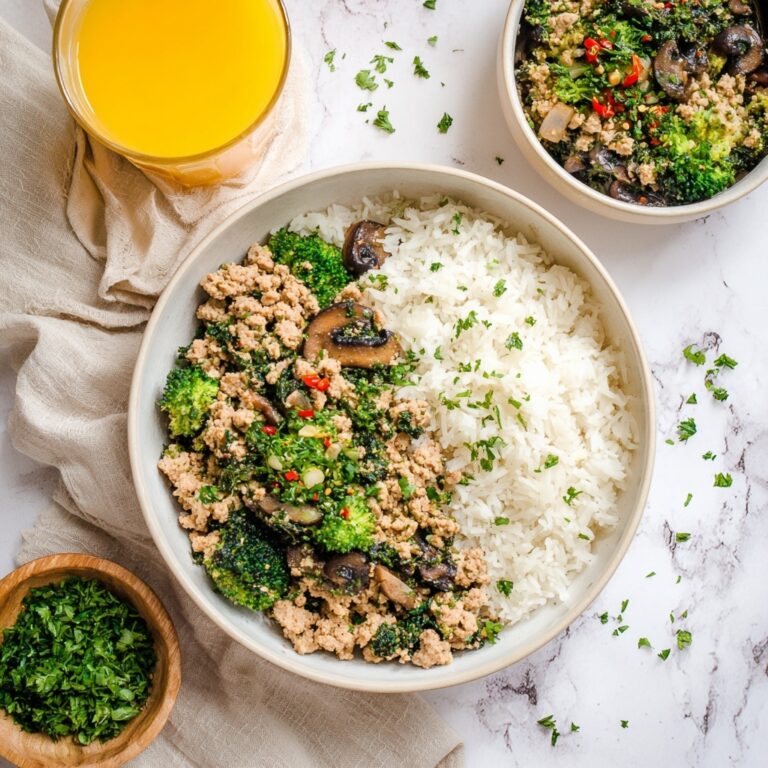 Irresistible Ground Turkey Veggie Bowl Recipe