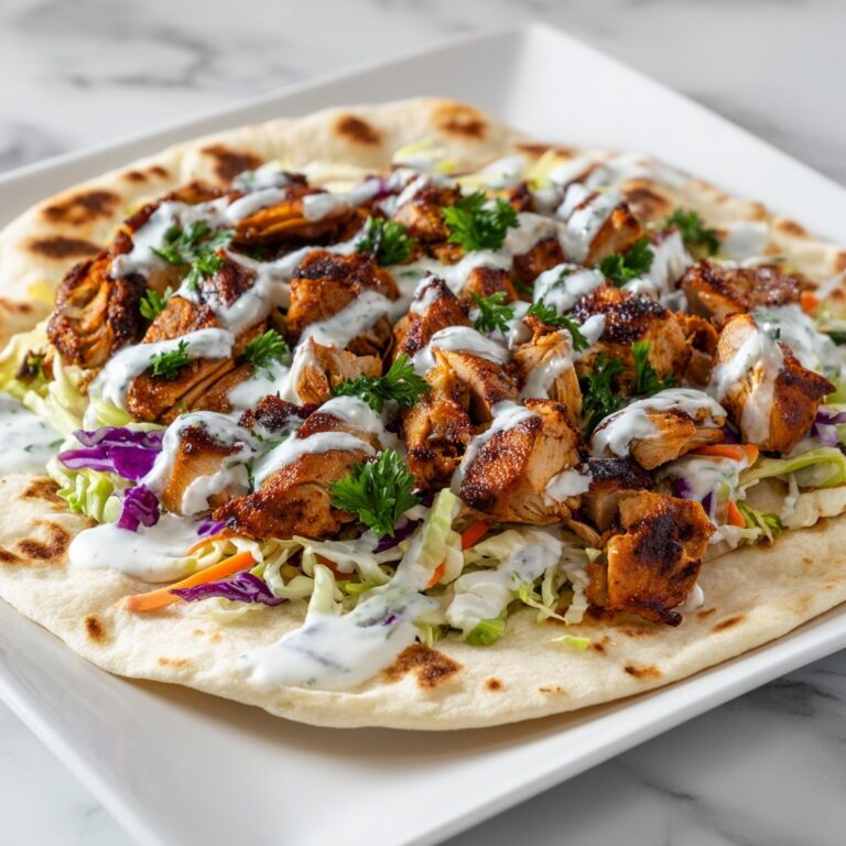 Sheet Pan Chicken Pitas with Fresh Herb Ranch Slaw Recipe