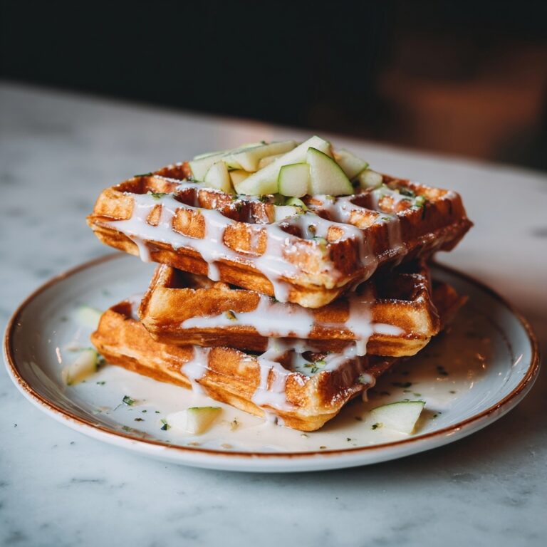 Delicious Apple Fritter Waffle Donuts Recipe