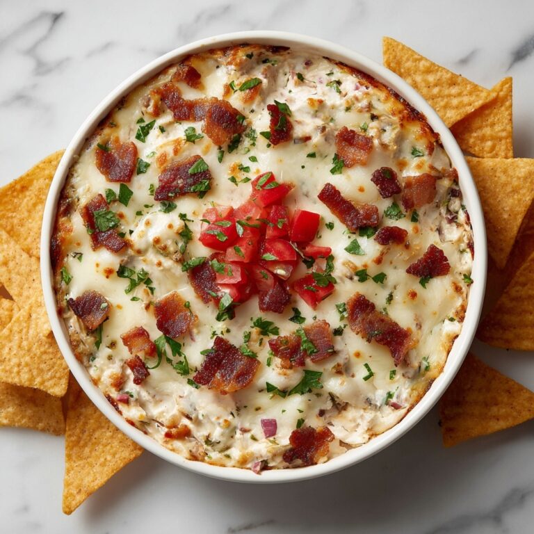 Baked Corn Dip with Bacon, Cheddar, and Green Chilies Recipe