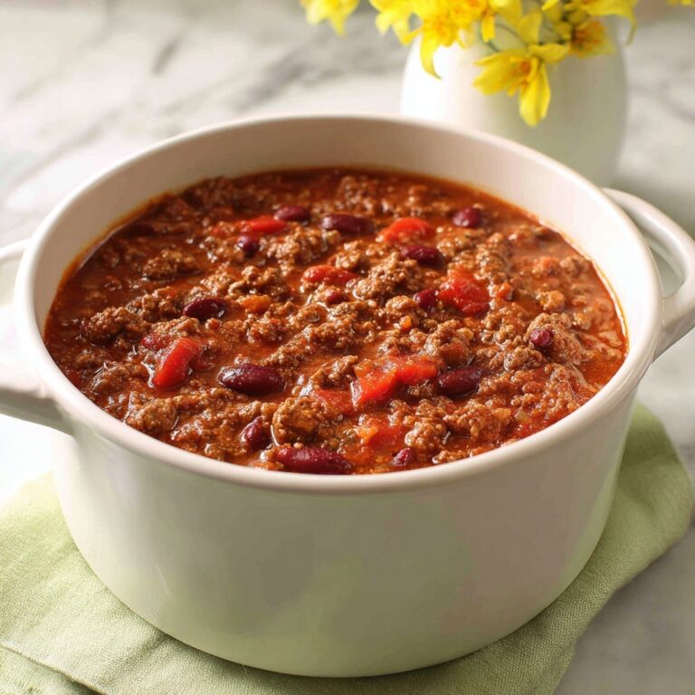 Lean Low Calorie Beef Chili Recipe