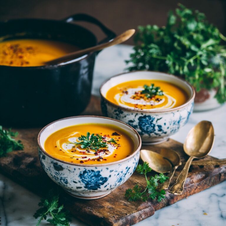 Creamy Butternut Squash and Apple Soup with Coconut Milk Recipe