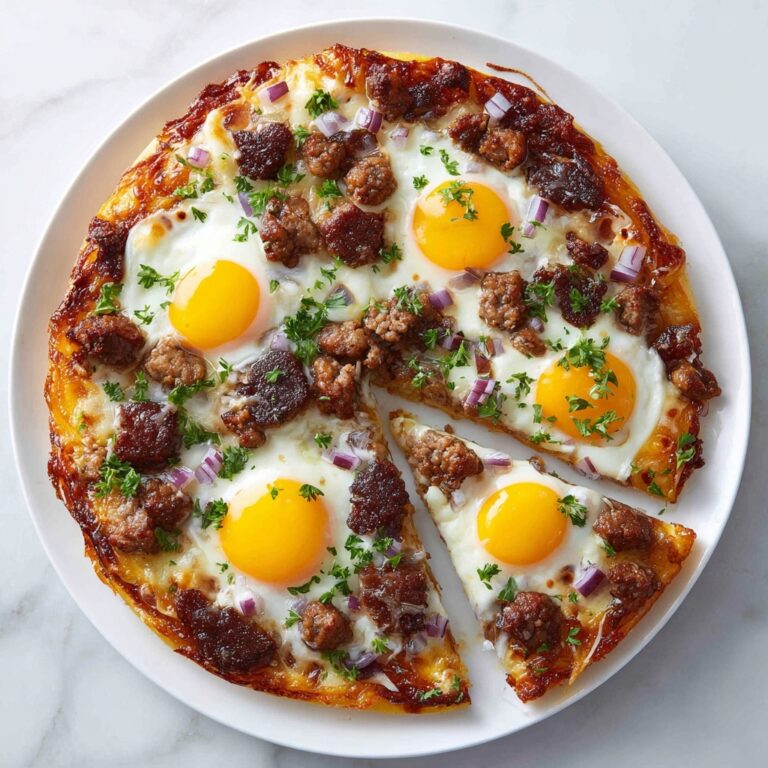 Cheese Crust Breakfast Pizza Recipe