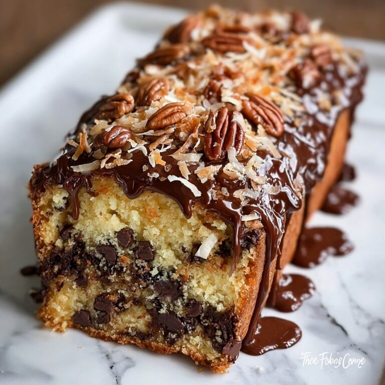 Mouth-Watering German Chocolate Pecan Pound Cake – Rich, Moist & Irresistible Recipe