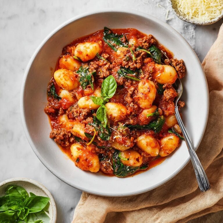 Cheesy Baked Gnocchi with Veggies Recipe