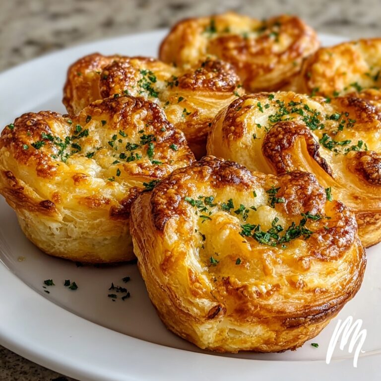 Cheesy Garlic Cruffin: Indulge in Creamy, Crispy Bliss! Recipe