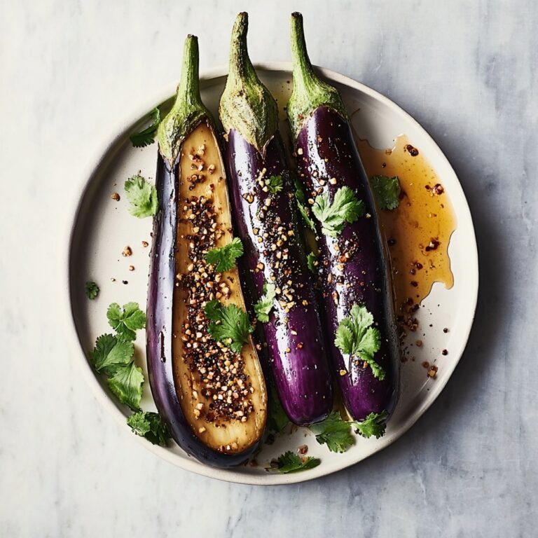 Savory Seasoned Steamed Eggplant: Healthy, Quick Comfort Food Recipe