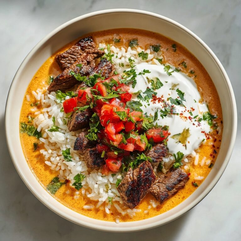 Steak Queso Rice Delight Recipe