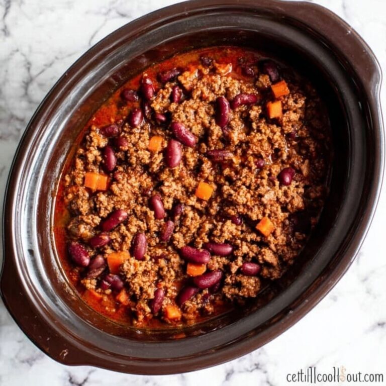 Easy Crock Pot Chili for Two Recipe