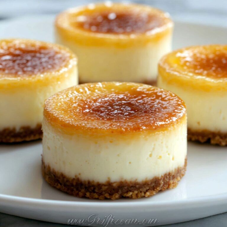Mini Crème Brûlée Cheesecakes Recipe