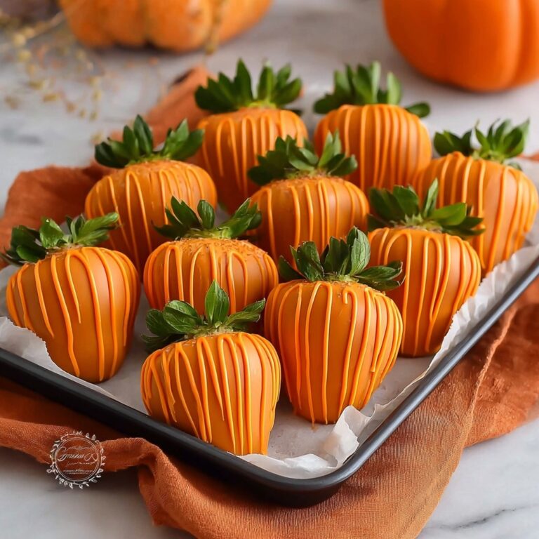 Chocolate Covered Strawberry Pumpkins Recipe