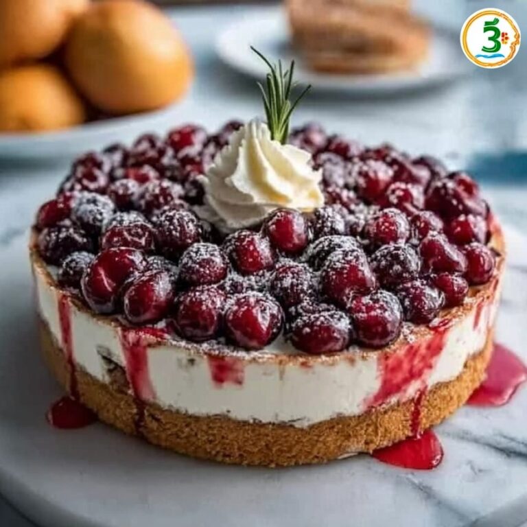 Cranberry White Chocolate Tart Recipe