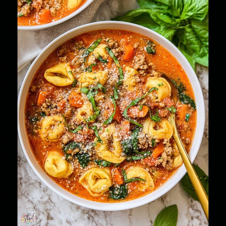 Crockpot Sausage Tortellini Soup Recipe