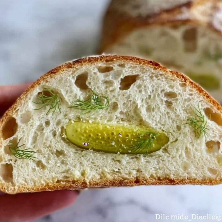Tangy Dill Pickle Sourdough Bread Recipe