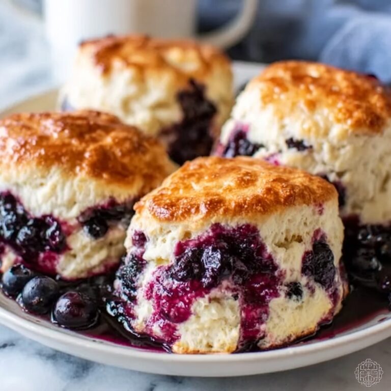 Delicious Blueberry Butter Swim Biscuits Recipe
