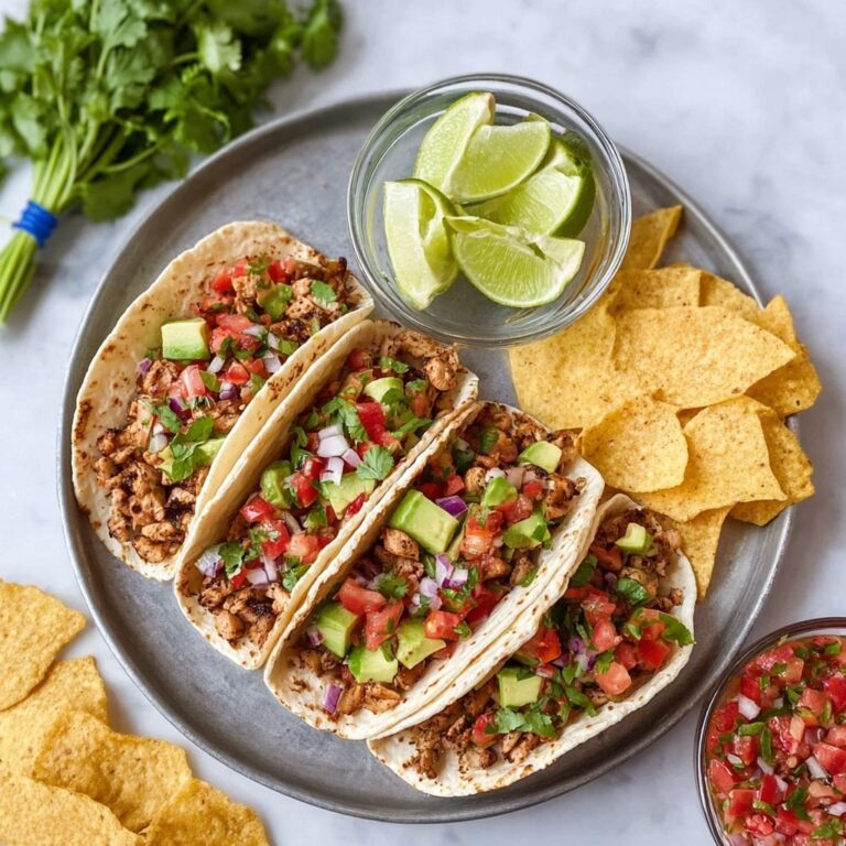 Easy Chicken Tacos with Spicy Rub and Fresh Toppings Recipe