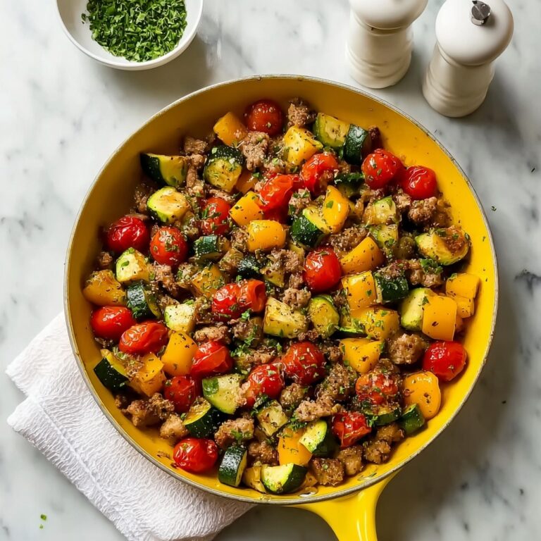 Healthy Veggie Hash with Ground Turkey Recipe