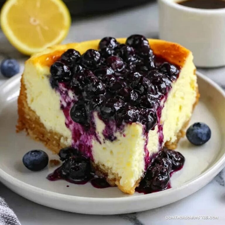 High-Protein Lemon Blueberry Breakfast Bake with Cottage Cheese Recipe