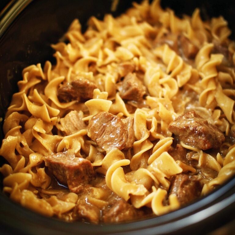 Slow Cooker Beef Stroganoff Recipe