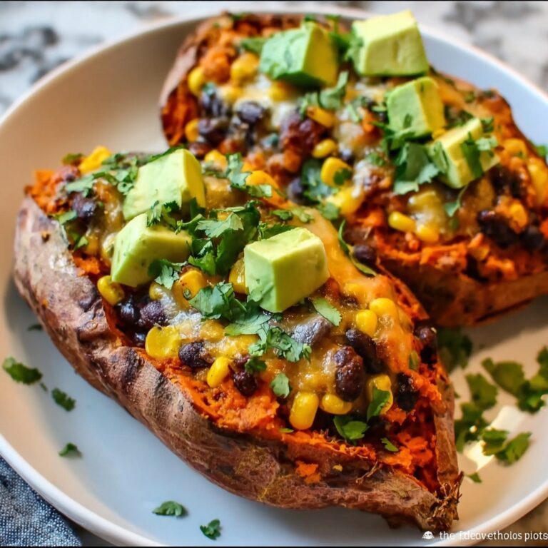 Black Bean Stuffed Sweet Potatoes Recipe