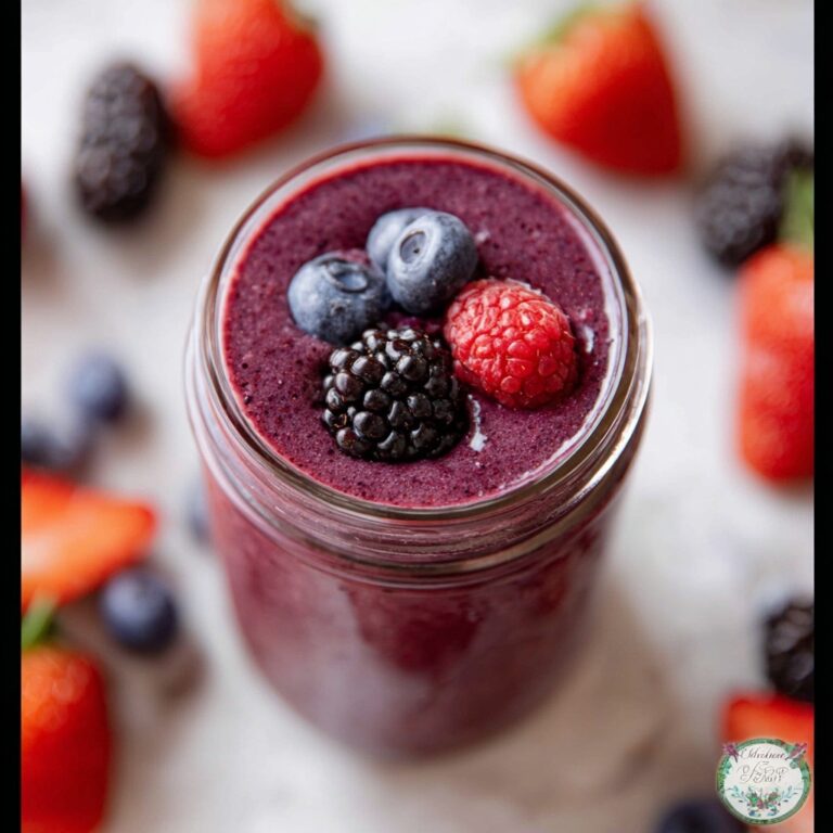 Vanilla Berry High-Protein Smoothie Recipe