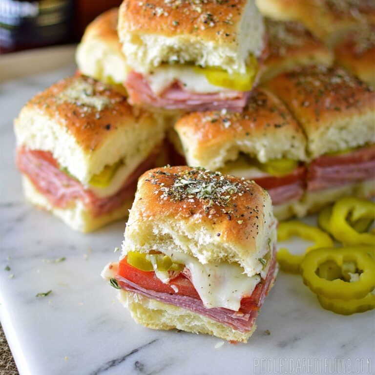 Hot Italian Sub Sliders Recipe