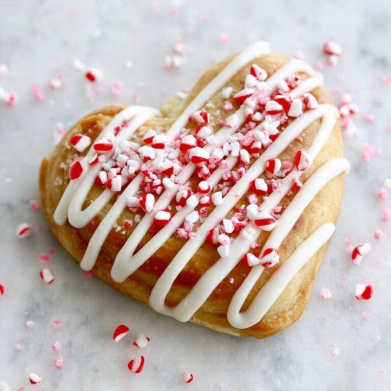 Heart-Shaped Cinnamon Rolls Recipe