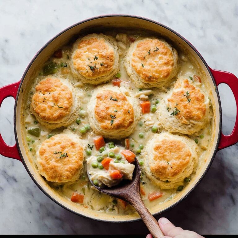 Chicken Pot Pie with Biscuits Recipe