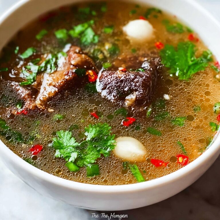 Hawaii Style Oxtail Soup Recipe