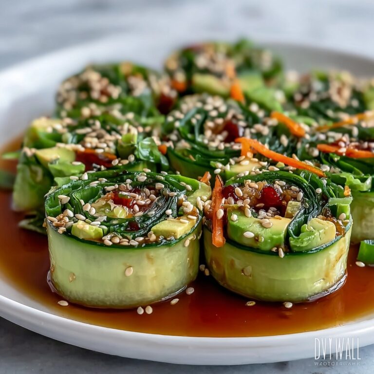 Light Cucumber Avocado Sesame Rolls Recipe