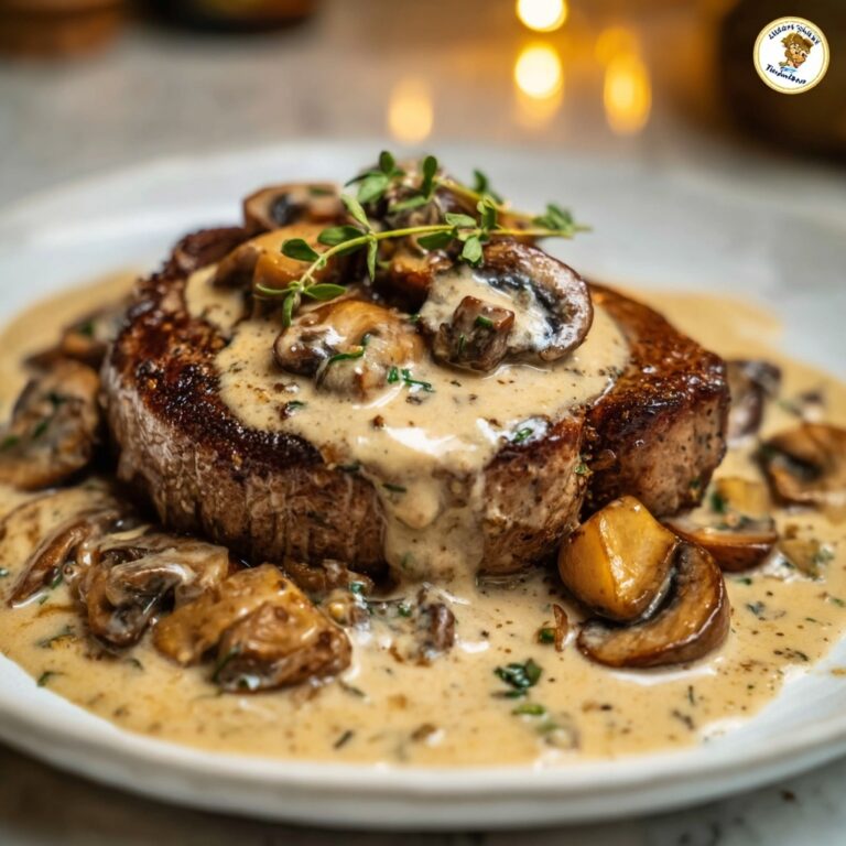 Mushroom Sauce Steak Recipe