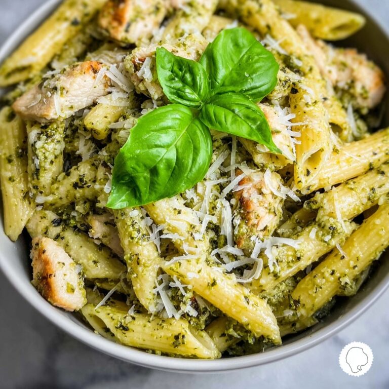 Creamy Pesto Chicken Penne (One Pot) Recipe
