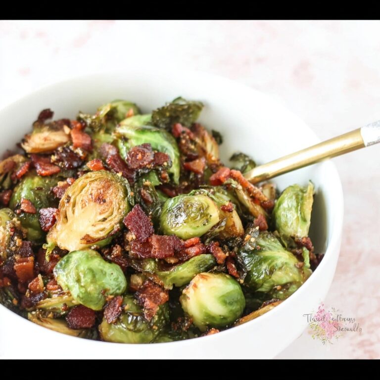 Caramelized Brussels Sprouts with Bacon Jam Recipe