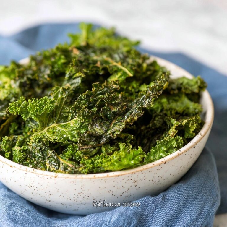 No Fail Sea Salt and Garlic Kale Chips Recipe