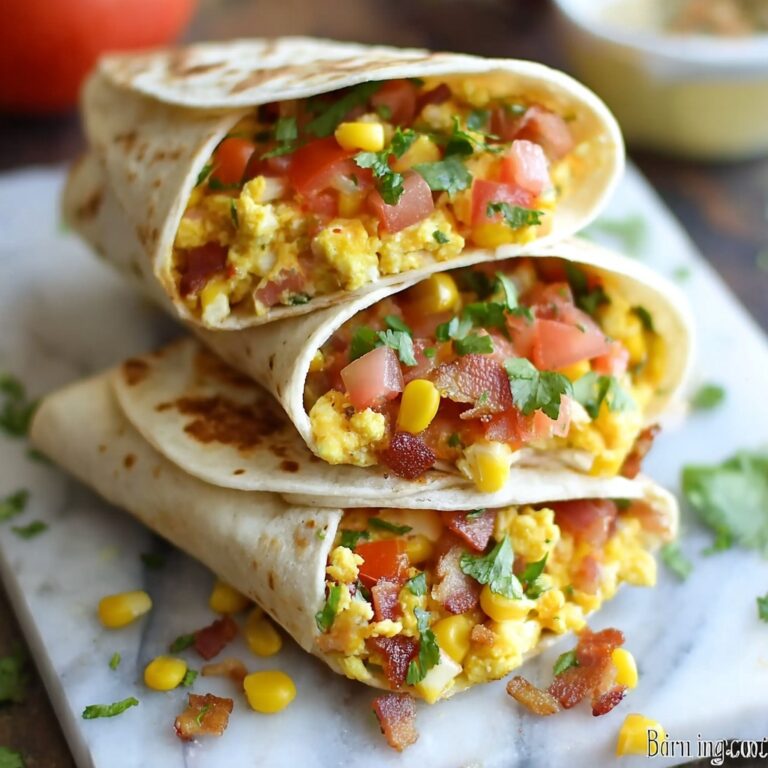 Delicious Freezer Breakfast Burritos for Busy Mornings Recipe