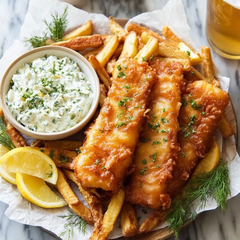 Crispy Beer Battered Fish and Chips (Pub-Style Recipe) Recipe