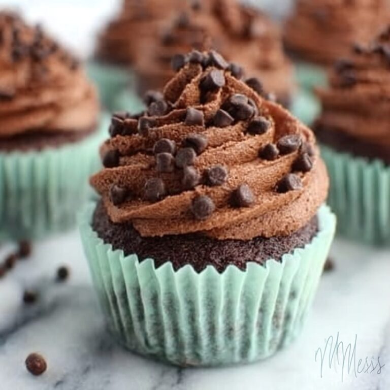 Brownie Cupcakes with Chocolate Buttercream Frosting Recipe