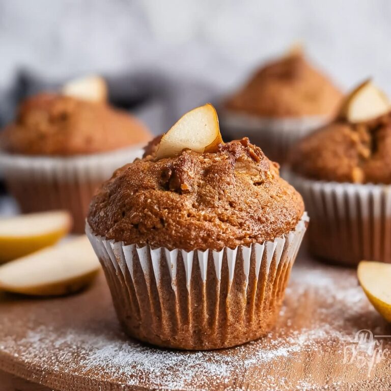 Spiced Pear Muffins Recipe
