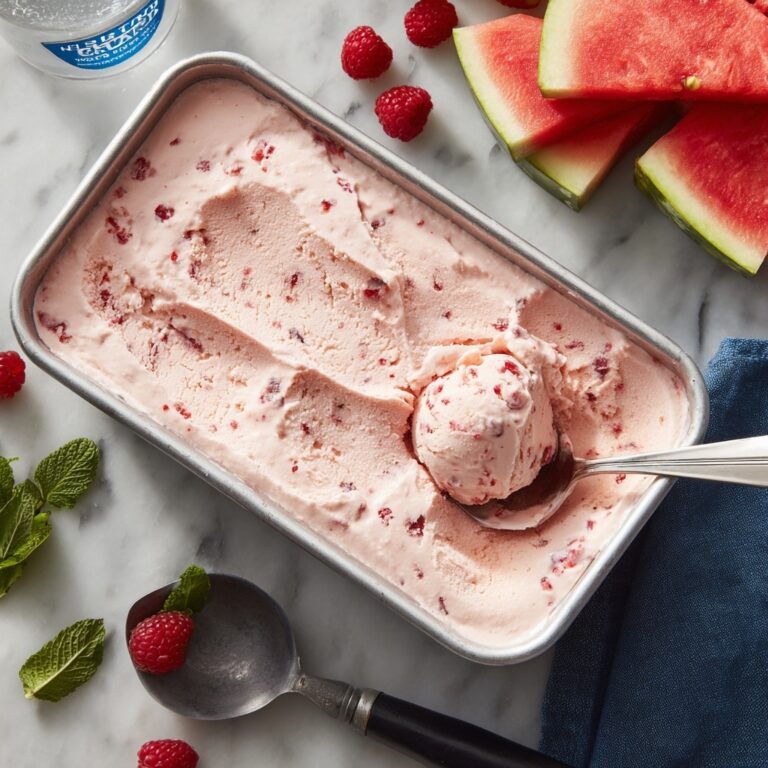 Watermelon Mint Sorbet Recipe