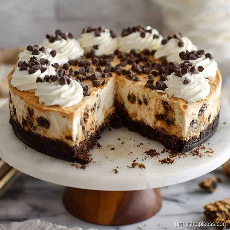 Chocolate Chip Cookie Dough Cheesecake Recipe