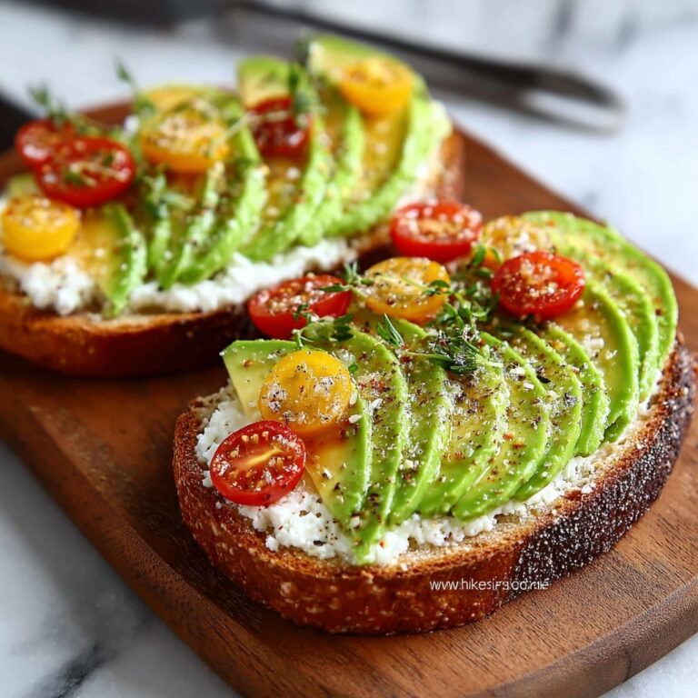 Avocado Cottage Cheese Toast Recipe