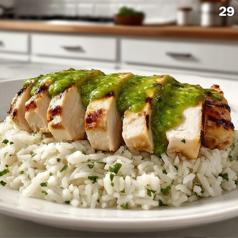 Easy Peruvian Chicken and Rice with Green Sauce Recipe