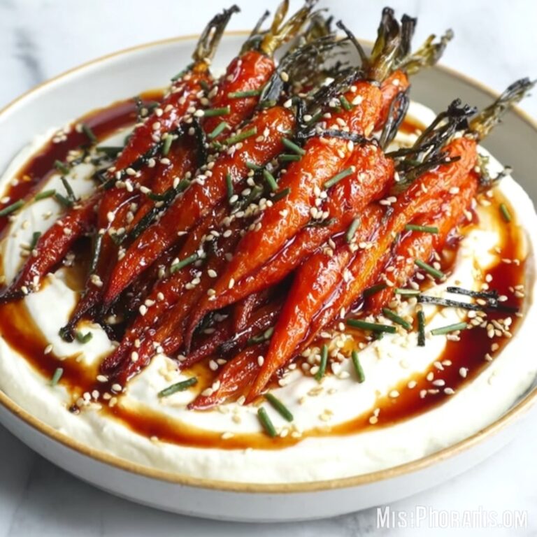 Swicy Gochujang Carrots on Yogurt – Bold & Elegant Side Recipe