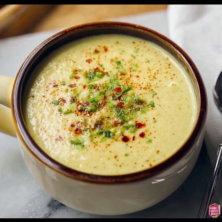 Creamy Mustard Onion and Leek Soup with Bacon and Chives Recipe