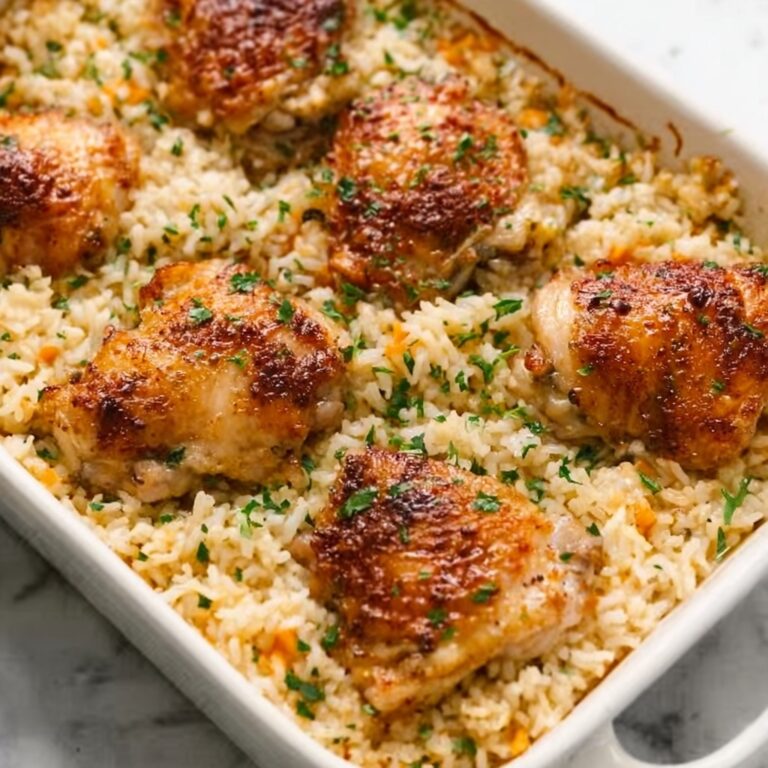 No Peek Chicken & Rice Casserole Recipe