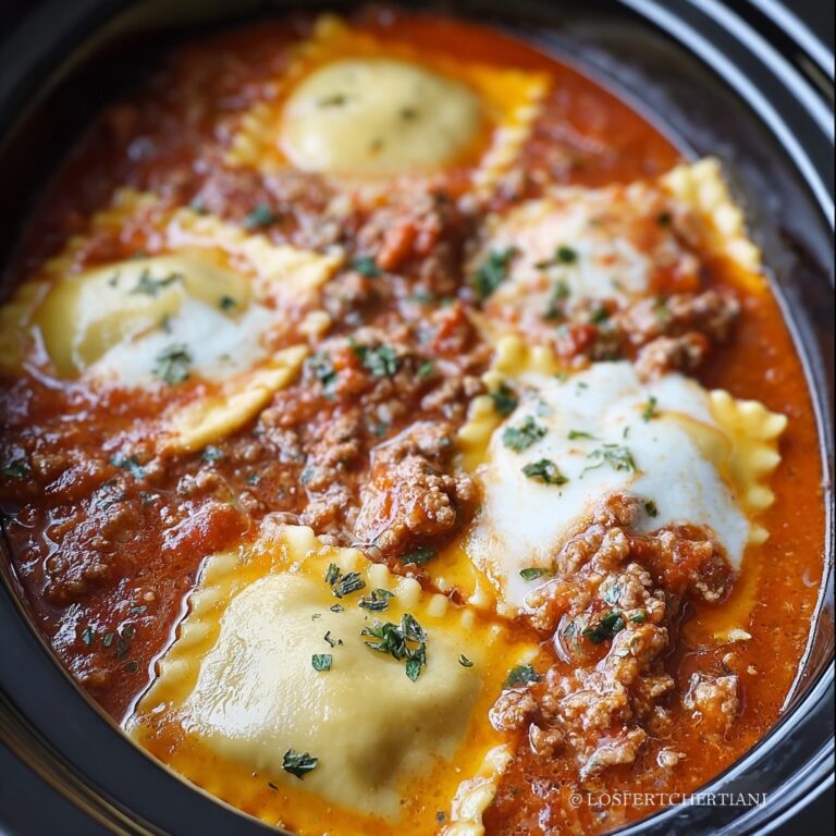 Crockpot Ravioli Lasagna Recipe