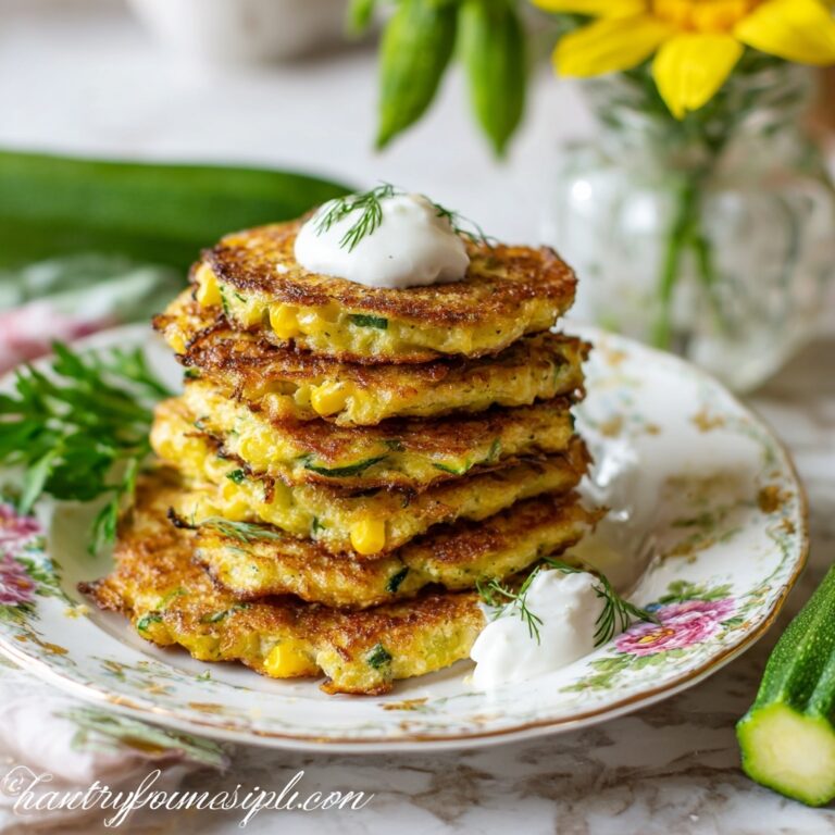 Corn Zucchini Fritters Recipe