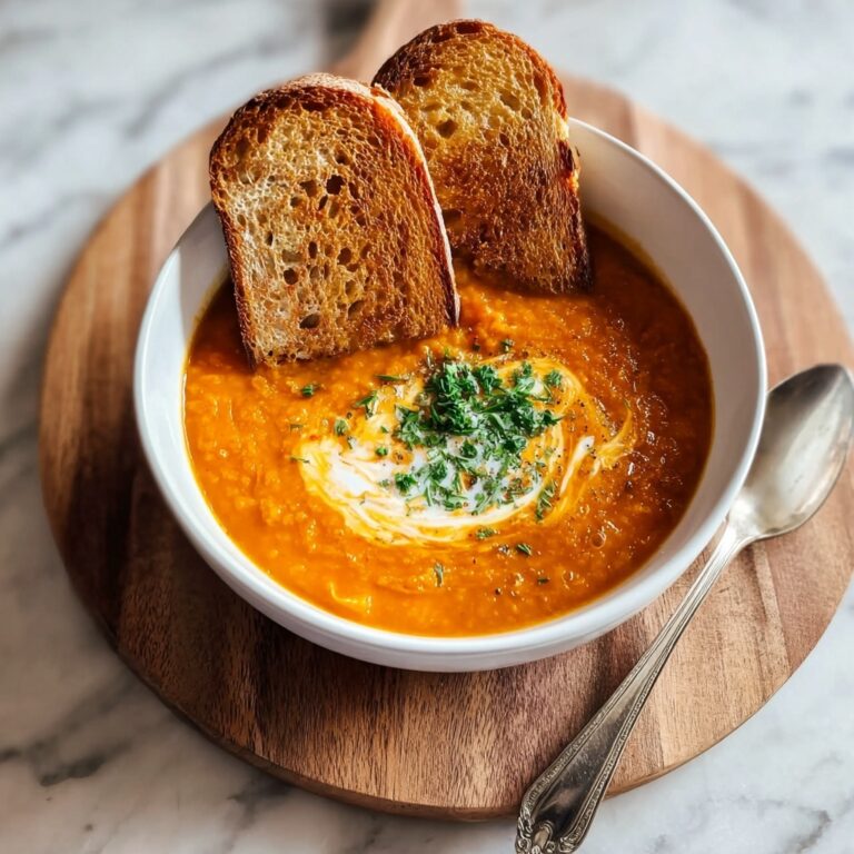 Creamy Tomato Lentil Soup Recipe