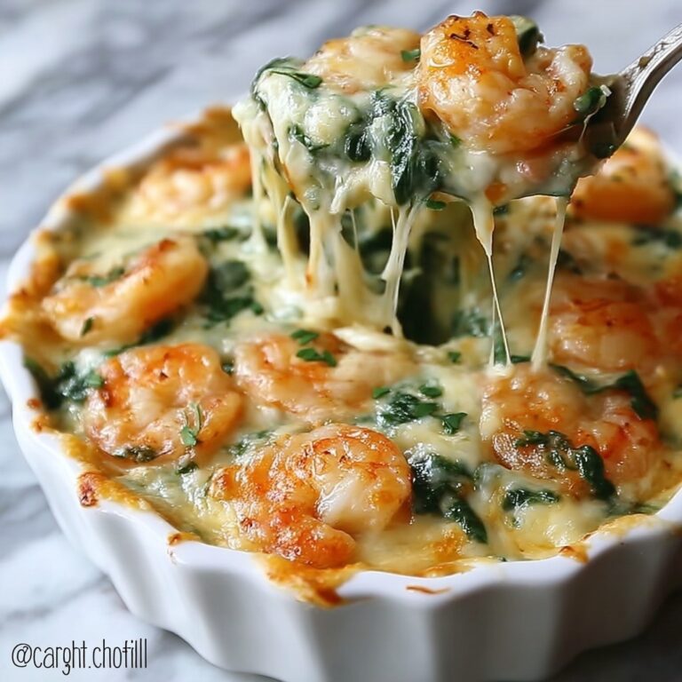 Cheesy Rich and Creamy Shrimp and Crab Spinach Dip Recipe