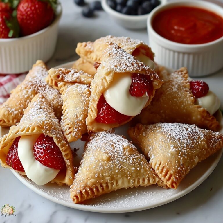 Deep Fried Strawberry Cheesecake Recipe